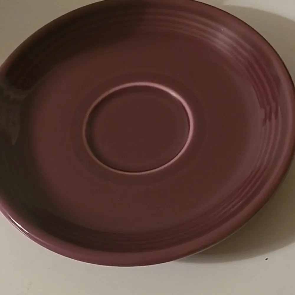 Fiestaware Purple Cup and Saucer Set